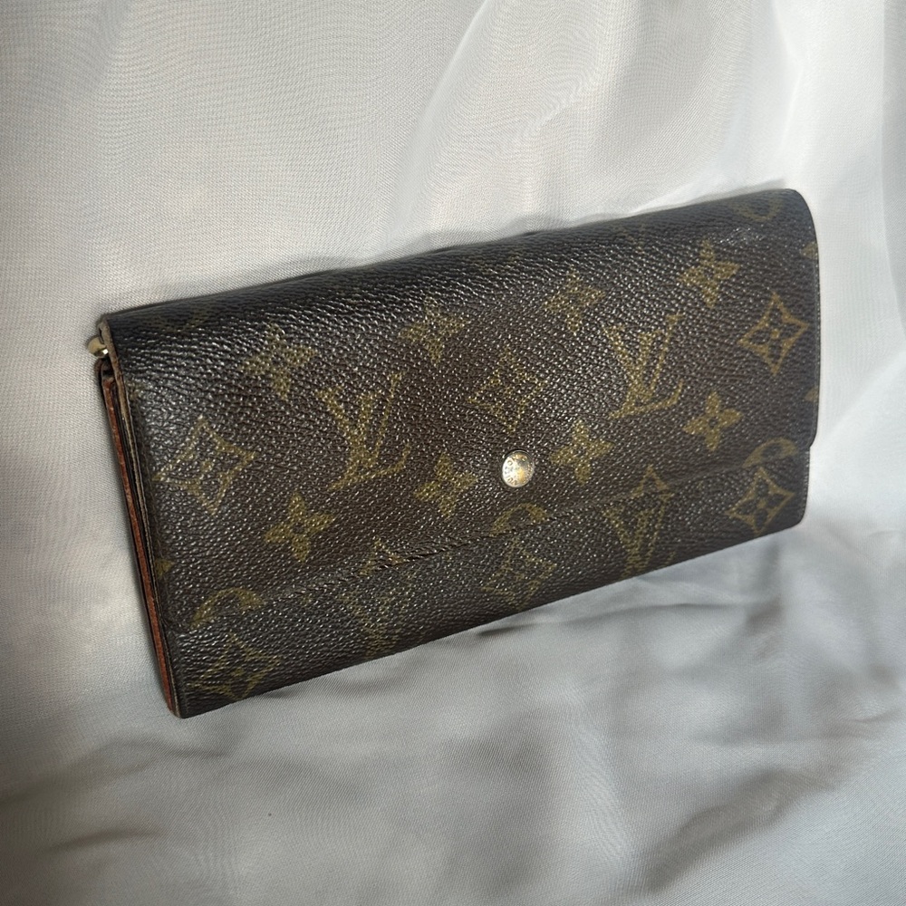 Louis Vuitton Brown Monogram long Wallet